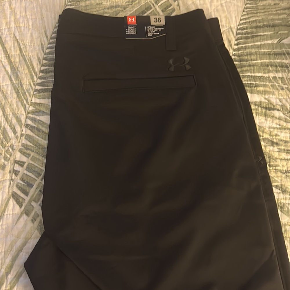 Brand new black UA shorts